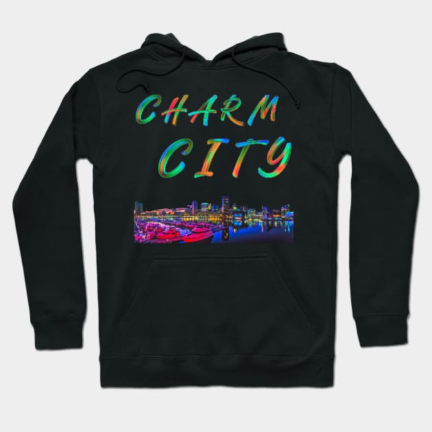 CHARM CITY BALTIMORE DESIGN Hoodie by The C.O.B. Store